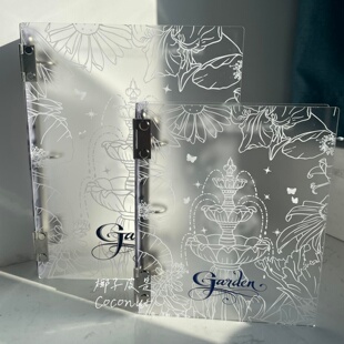 许愿池透明高颜值收藏A5卡册四宫格收纳册大容量A4九宫格卡片收纳