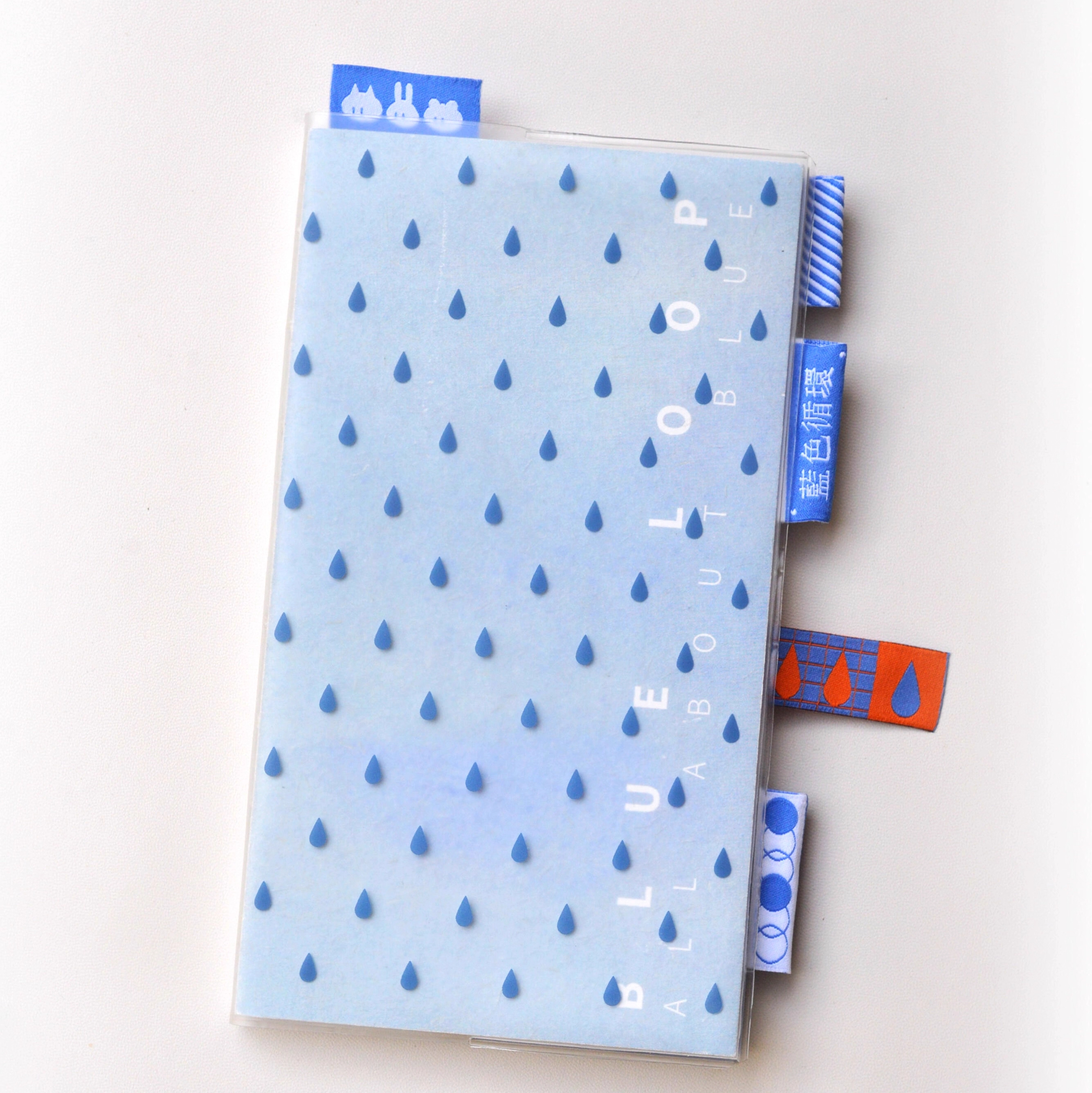 韩系蓝色循环定页本a6学生笔记本