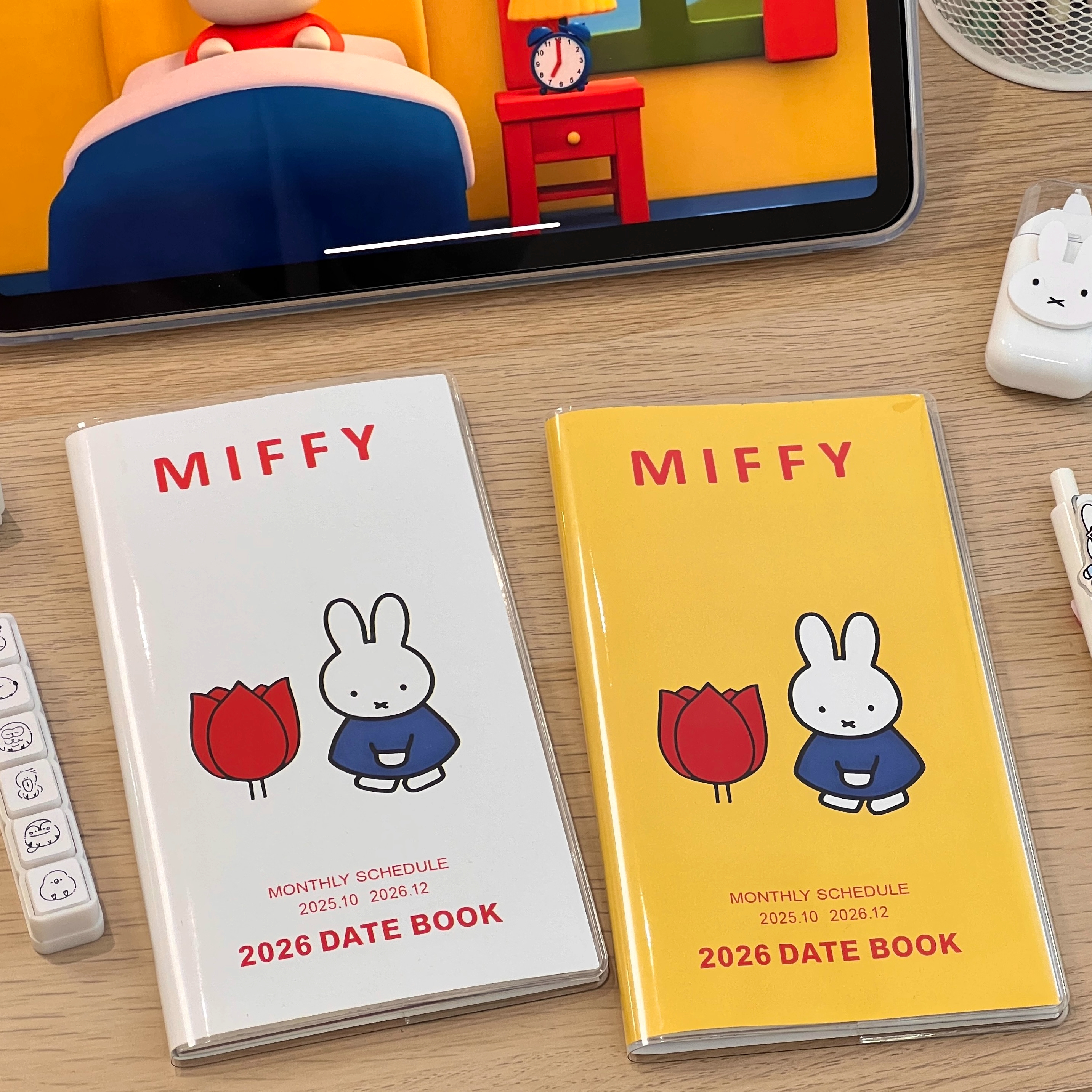 2026新款米菲兔治愈系日程笔记本