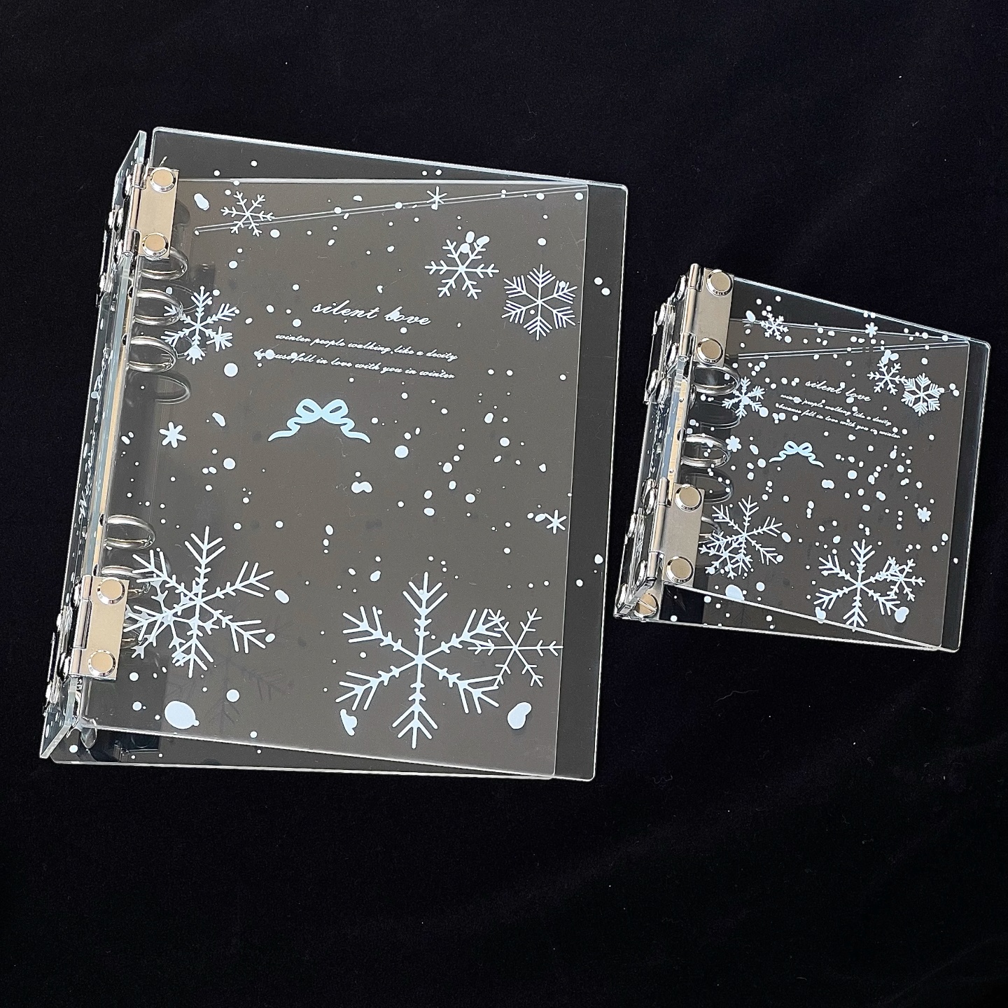 雪花卡册四宫格小卡收纳册