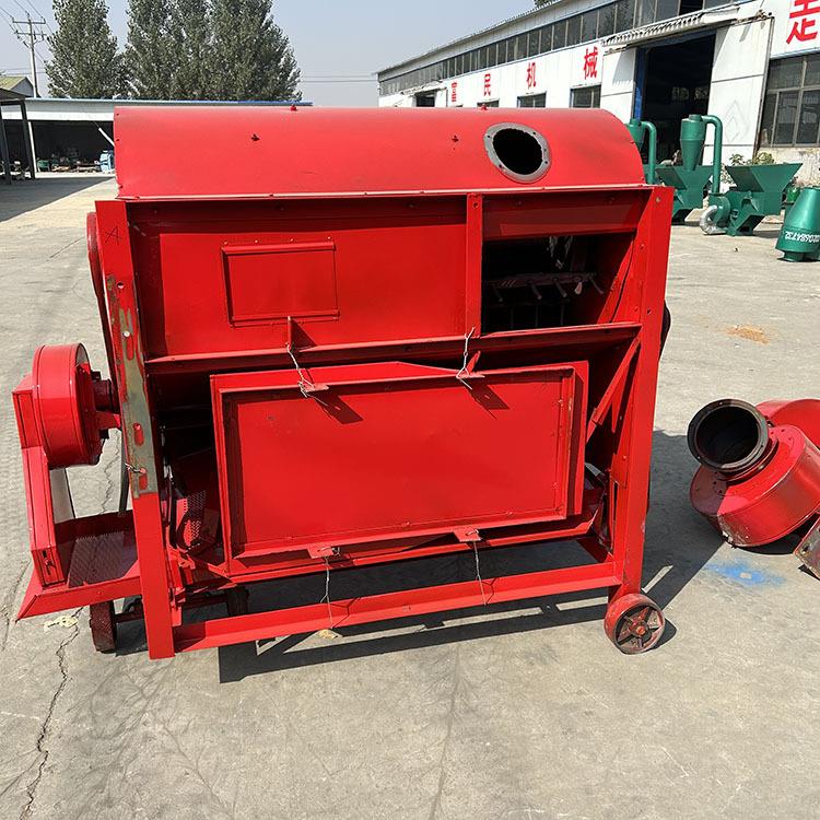 小麦谷子高粱脱粒机械 125型稻麦脱粒机 四清脱麦子机