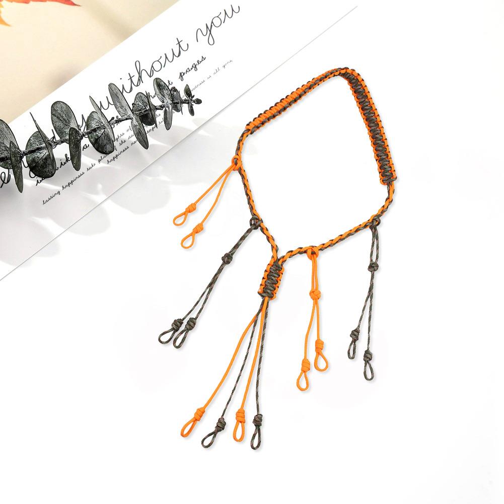 户外装备项圈 户外野营田猎用品 伞绳编织口哨吊绳