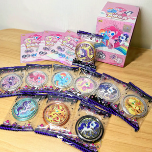 官正版 碧琪紫悦柔柔单买 小马宝莉友谊乐章吧唧双面糖果徽章指定款