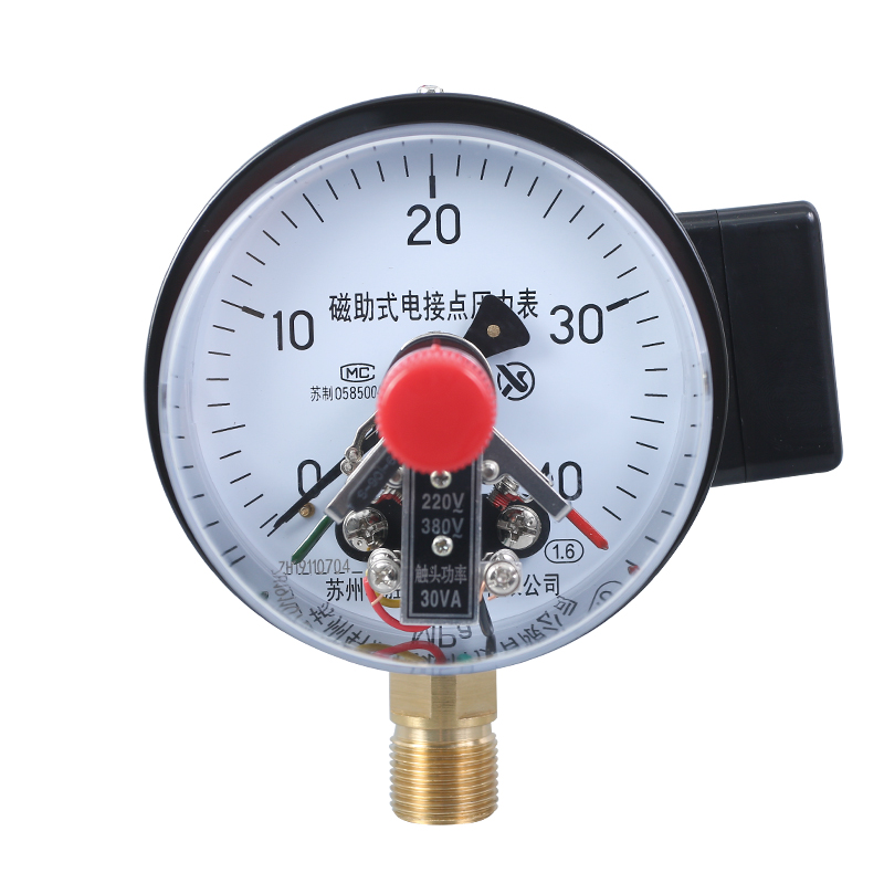 新品YXC-100 40MPa 磁助式电接点压力表 压力继电器 液压站压力控