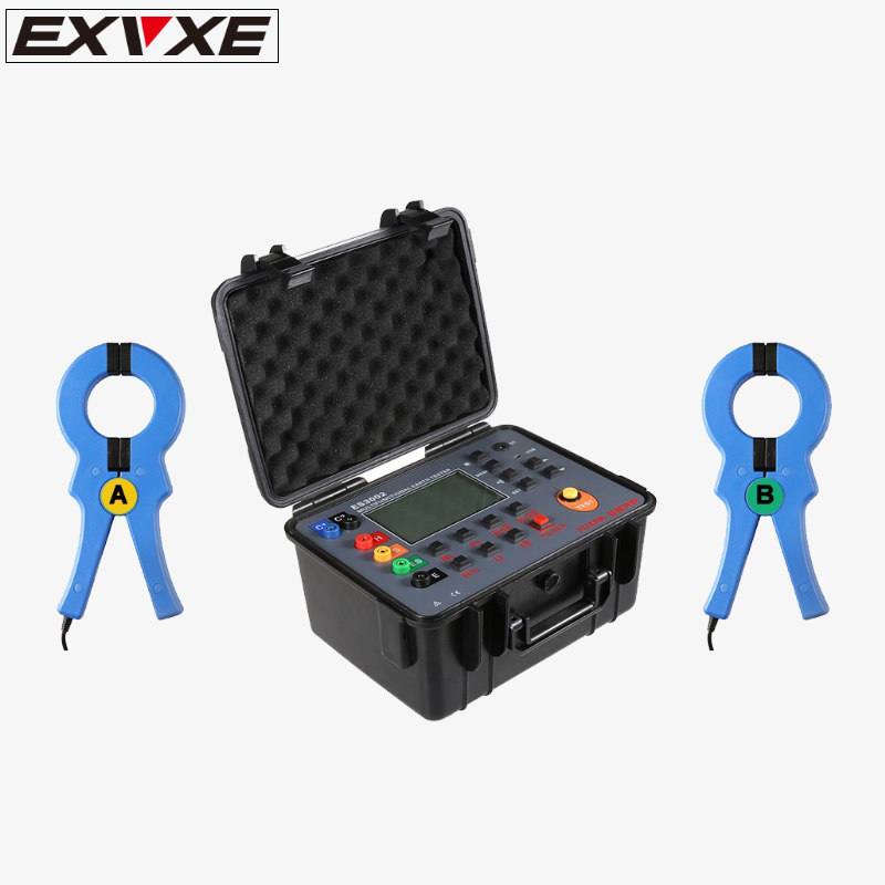 好货意力EX3002双钳土壤电阻率测试仪EX3001多功能四线接地电阻测