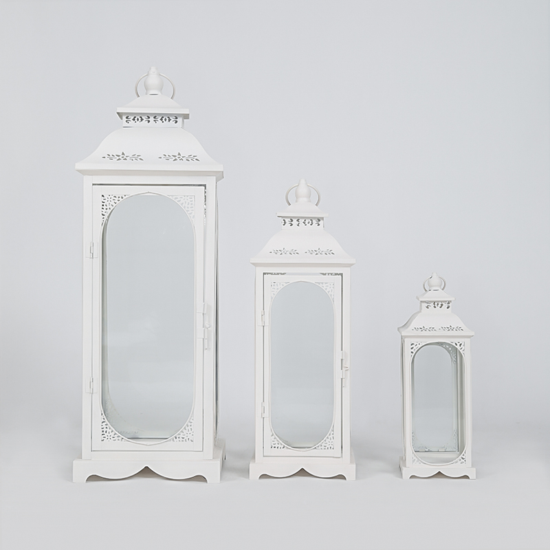 烛台铁艺 欧式防风落地风灯马灯玻璃灯笼/庭院家居婚庆道具路引