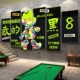 网红台球厅墙面装 饰壁挂画桌球室背景布置用品大全俱乐部海报贴纸