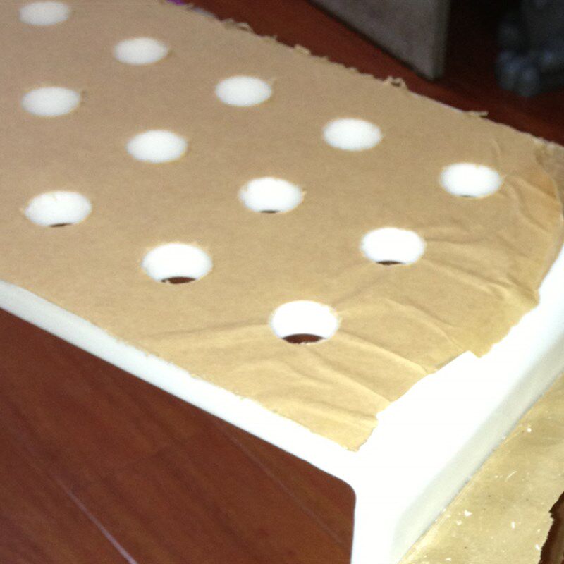 瓷白色不透明亚克力板15MM厚 有机玻璃 300*300MM 可按图定做尺寸,基础建材,亚克力板,淘宝优惠券,粉丝福利购,淘宝优惠卷