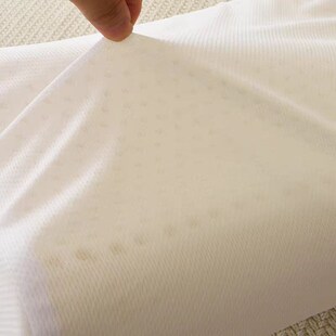 美容床罩配套乳胶枕按摩床枕头带枕套成人单只波浪形透气枕套枕芯