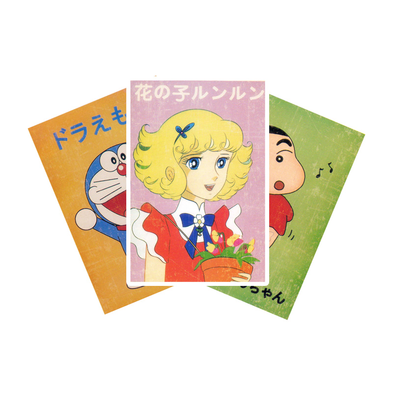 复古怀旧手帐贴纸套装 我们看过的动画片 日记本相册DIY满包邮