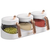 厨房调料盒家用墙挂式 罐子 调料瓶调味罐盐味精辣椒佐料收纳组合装