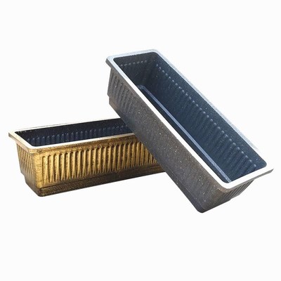 马槽水槽鱼缸塑料长方形花盆阳台楼顶睡莲荷花盆古法养鱼池乌龟缸