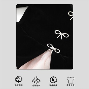 女童连衣裙秋冬新款高端儿童黑色生日礼服裙小女孩花童网纱公主裙