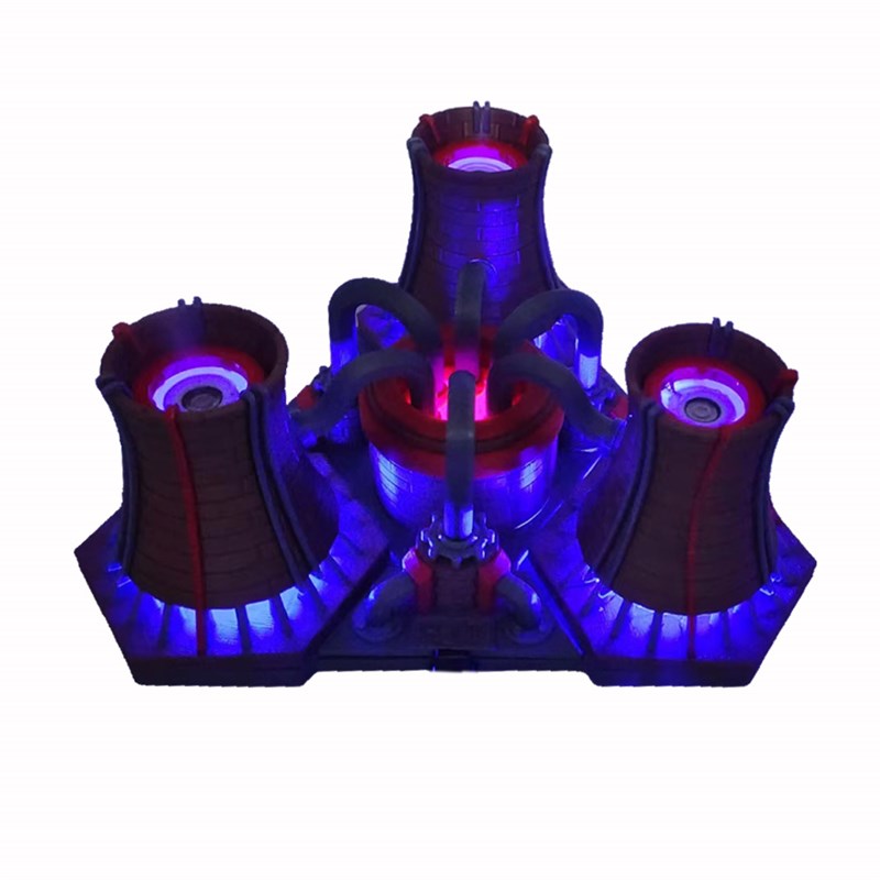 生日礼物3D核电站加湿器男生红警礼物带呼吸灯核电站小夜灯