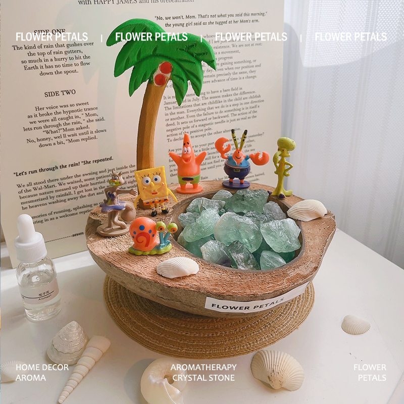 椰子树无火香薰礼盒室内扩香石水晶石送闺蜜女生日教师节礼物礼品