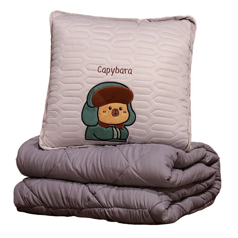 便携抱枕被子两用二合一午休汽车折叠车用枕头办公室午睡毯子靠枕,居家布艺,抱枕被,淘宝优惠券,粉丝福利购,淘宝优惠卷