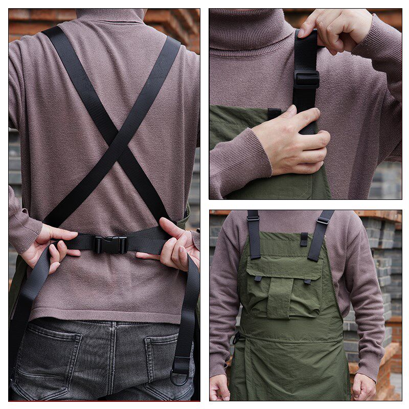 苏百惠防水防油围裙厨房家用男新款做饭餐饮餐厅奶茶咖啡工作服女