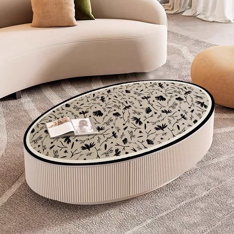 椭圆形茶几桌垫轻奢高级感饭桌餐桌防水防油防烫免洗pvc皮革桌布,居家布艺,茶几垫,淘宝优惠券,粉丝福利购,淘宝优惠卷