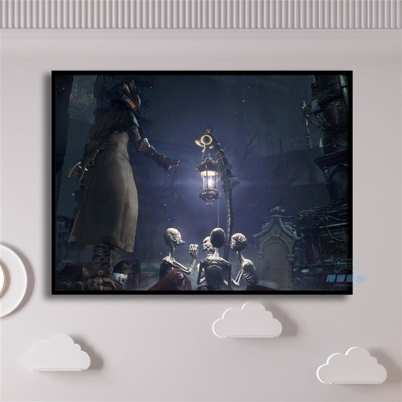 血缘诅咒游戏装饰画挂画主机电竞房客厅卧室书房玄关电玩海报定制