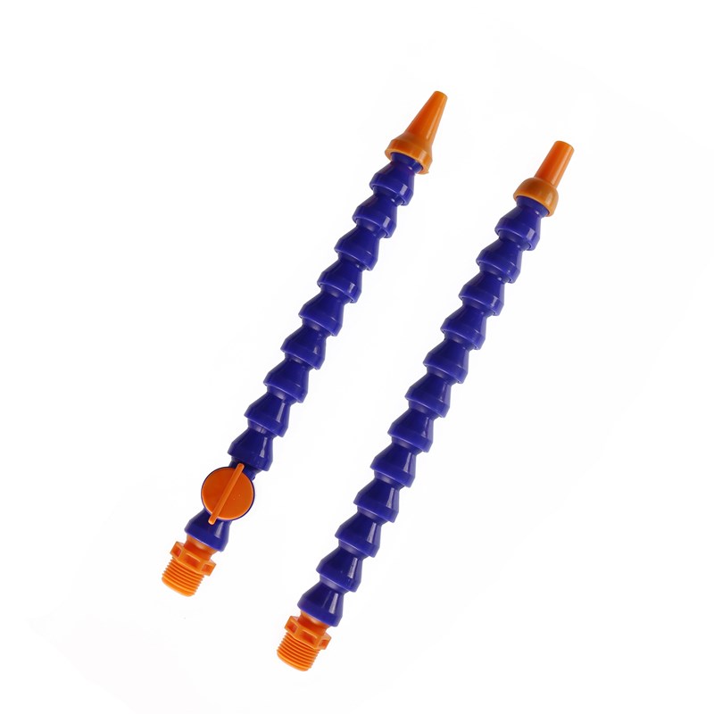 4分机床冷却管车床塑料水管机械喷嘴蛇形油管带开关1/2竹节万向管