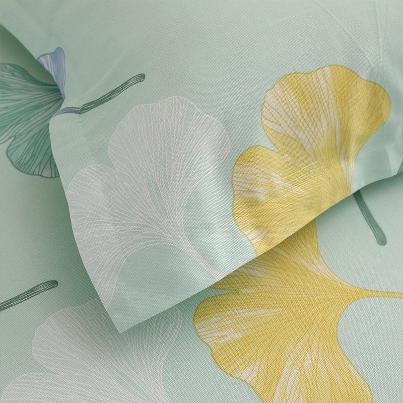 银杏叶睡单加厚纯棉老式粗布床单单件 全棉亲肤透气大炕单三件套