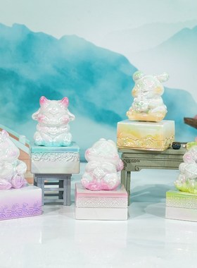 十二生肖玉玺印章本命年桌面摆件办公室工位装饰家居布置新年礼物