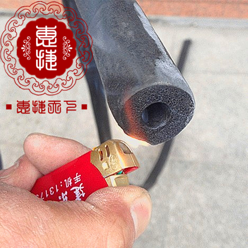 新品批28黑色橡塑保温管 20 25红蓝水管保护套抗冻铜管太阳能管保