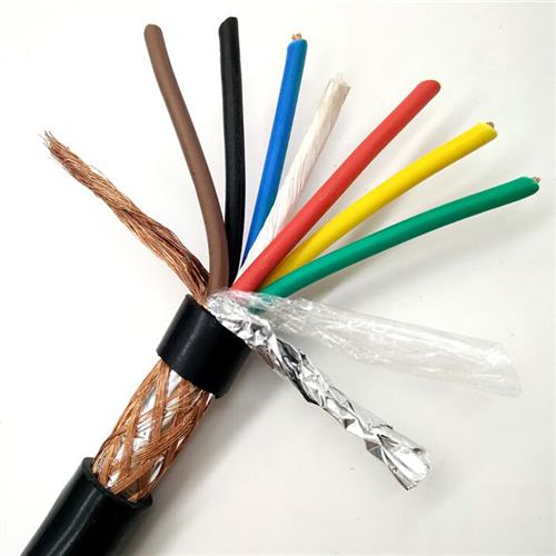RVV遮蔽线RVVP2芯/3/4/5/6芯0.5/0.75/1.0/1.5/2.5平方讯号电缆线