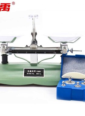 冰禹BJjj46托盘天平秤含砝码学生物理实验教具教学用机械架盘天