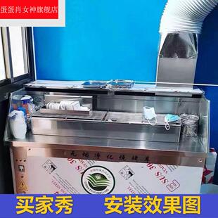 烧烤车方转圆接口变径锡纸软管无烟炉烟筒商用铝箔排烟管油烟排放