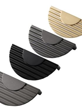 Retro Pull Handles for Cupboard Half Moon Shape Colorfast