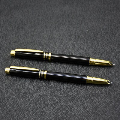 1pc Hero 8870 fountain pen Golden Code Black Business founta