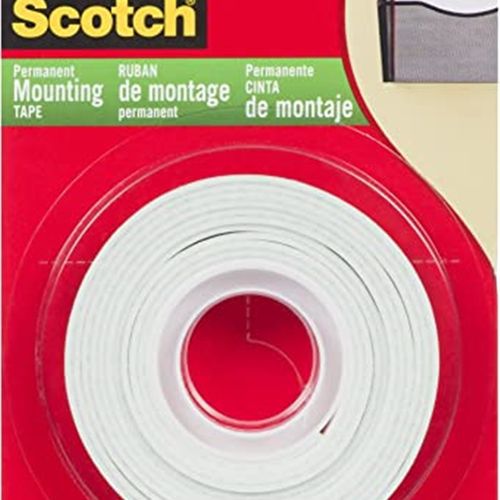 1/2x75, Scotch Indoor Mounting Tape, 1/2-in x
