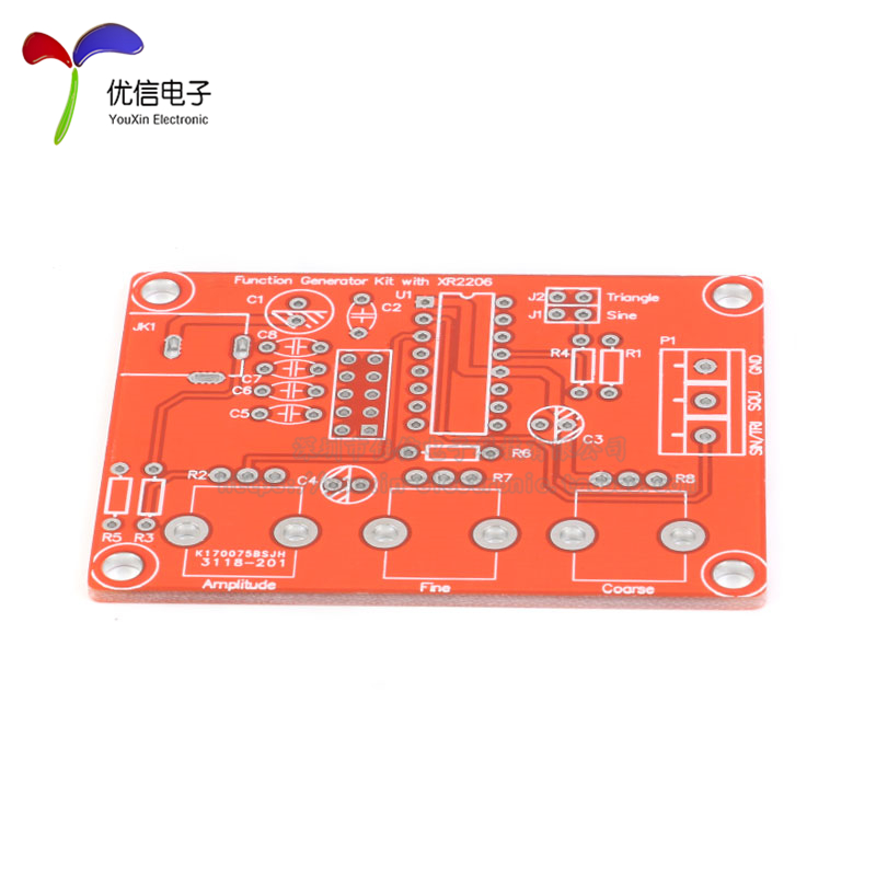 【优信电子】高精度信号发生器XR2206 DIY散件带壳