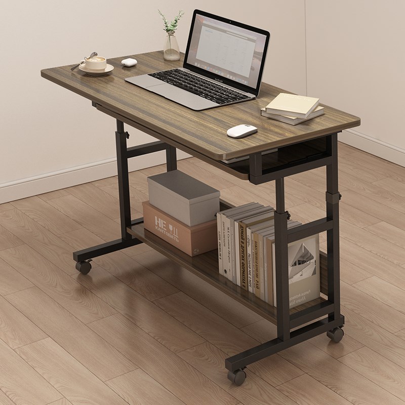 床边桌电脑桌可移动卧室可升降桌家用床上桌沙发边宿舍简易小桌子