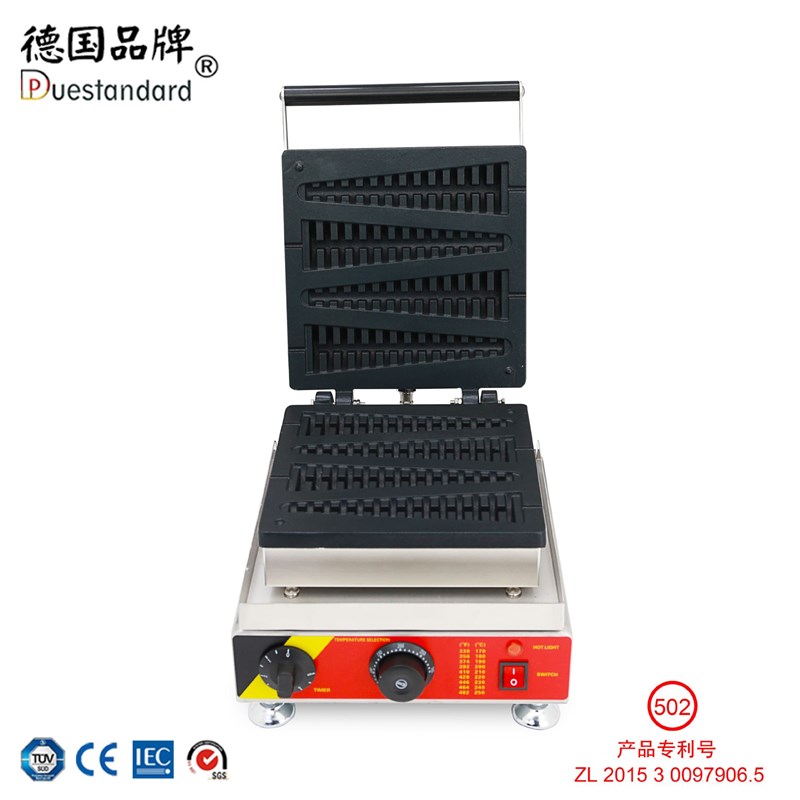 商用松树饼机 鱼鳞饼松饼耶诞树烤饼机器铸铁模板烘培小吃设备502