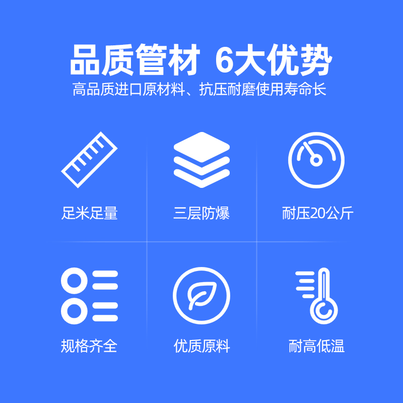 极速pu夹纱管空压机气管8mm软管高压气泵气鼓卷管器汽修充气管防