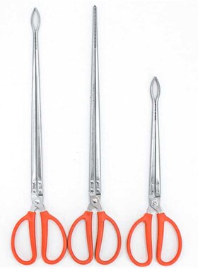 冰禹BYJZ3663烧烤夹子火钳垃圾夹钳子拾物夹52cm直口