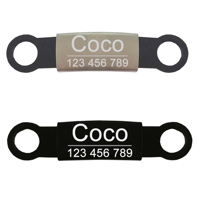 1pcs cat dog ID tag Free engraving Collar pet Charm Pet name