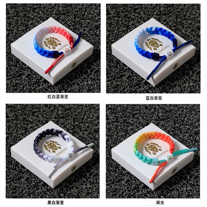 小狮子手链全息反光闺蜜手环男女情侣款鞋带手绳情人节礼物可调节