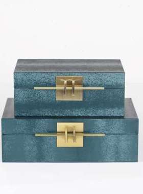 新中式首饰盒卧室衣帽间样品屋展示中心收纳盒样板房间客厅酒柜装