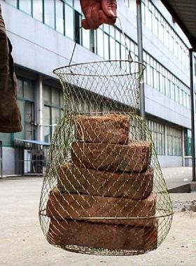 Folding Fishnet Fish Cage Steel Wire Guarding Foldable