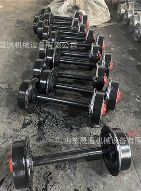 矿车轮对300mm矿用轨道实空心矿车窑车轮平板车防水铸钢轨道轮