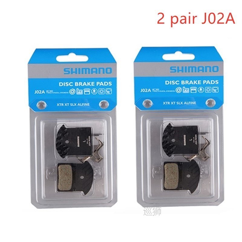 新品Shimano J04C J02A G02A Cooling Fins Metal Brake Pads Com