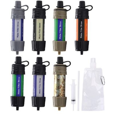 Outdoor Survival Water Filter Straws Camping Equipment