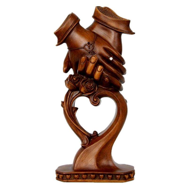 摆件结婚礼物送新婚礼品执子之手创意闺蜜周年纪念日装饰老婆客厅