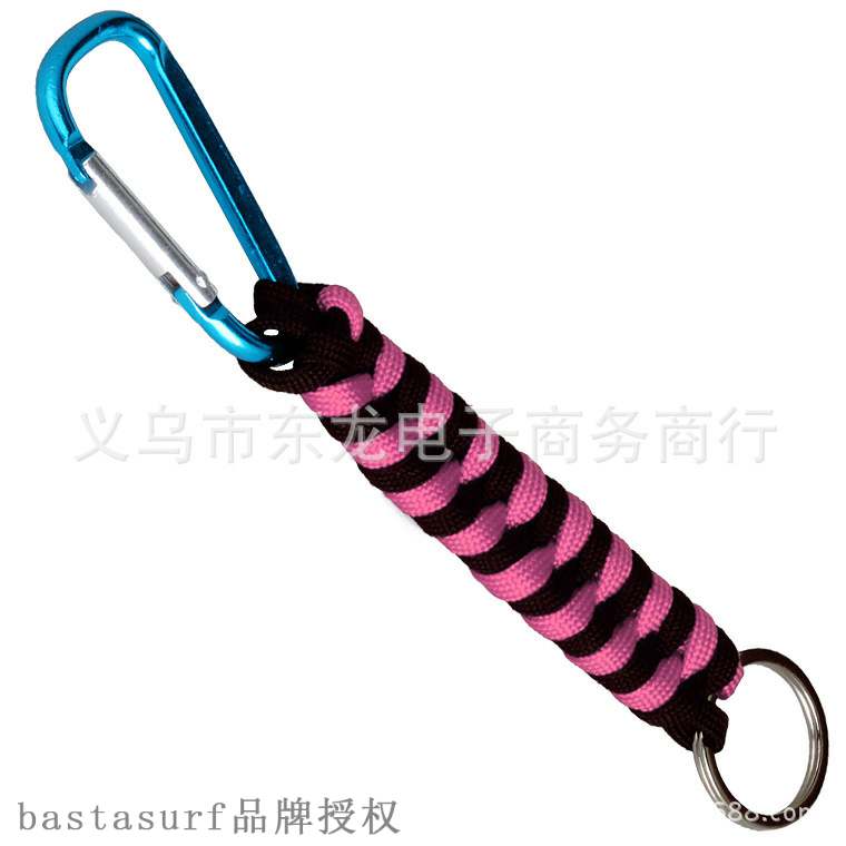 Outdoor climbing camp key woven survival Pendant