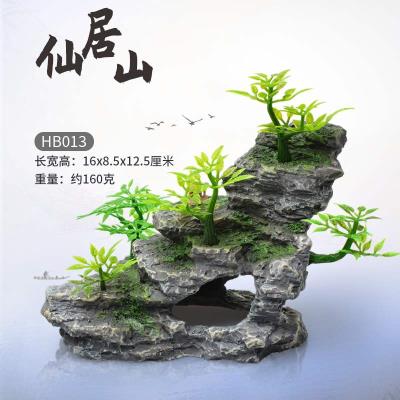 .  Pet supplies fish cylinder rockery laCndscape s decorati