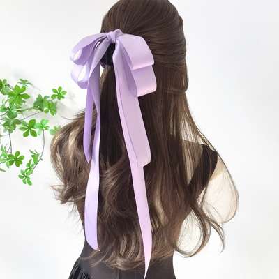 超大蝴蝶结发圈发夹女高级感
