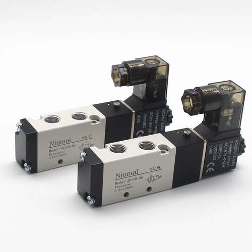 极速气动4V210-08电磁阀4V110-06/4V310-10/4V410-15气阀DC24V AC - 封面